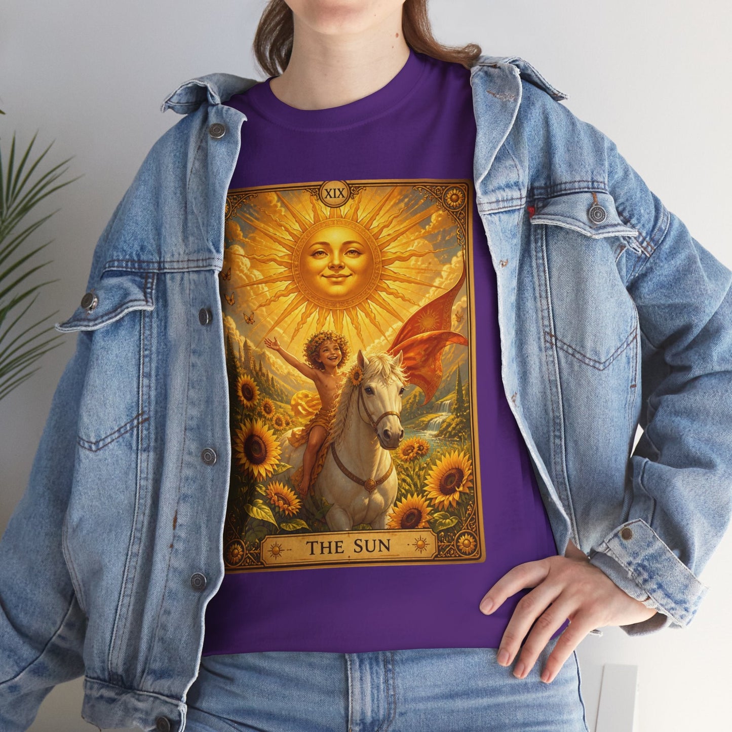 Tarot The Sun T-Shirt — Tarot Card Tee - T-Shirt - Printify