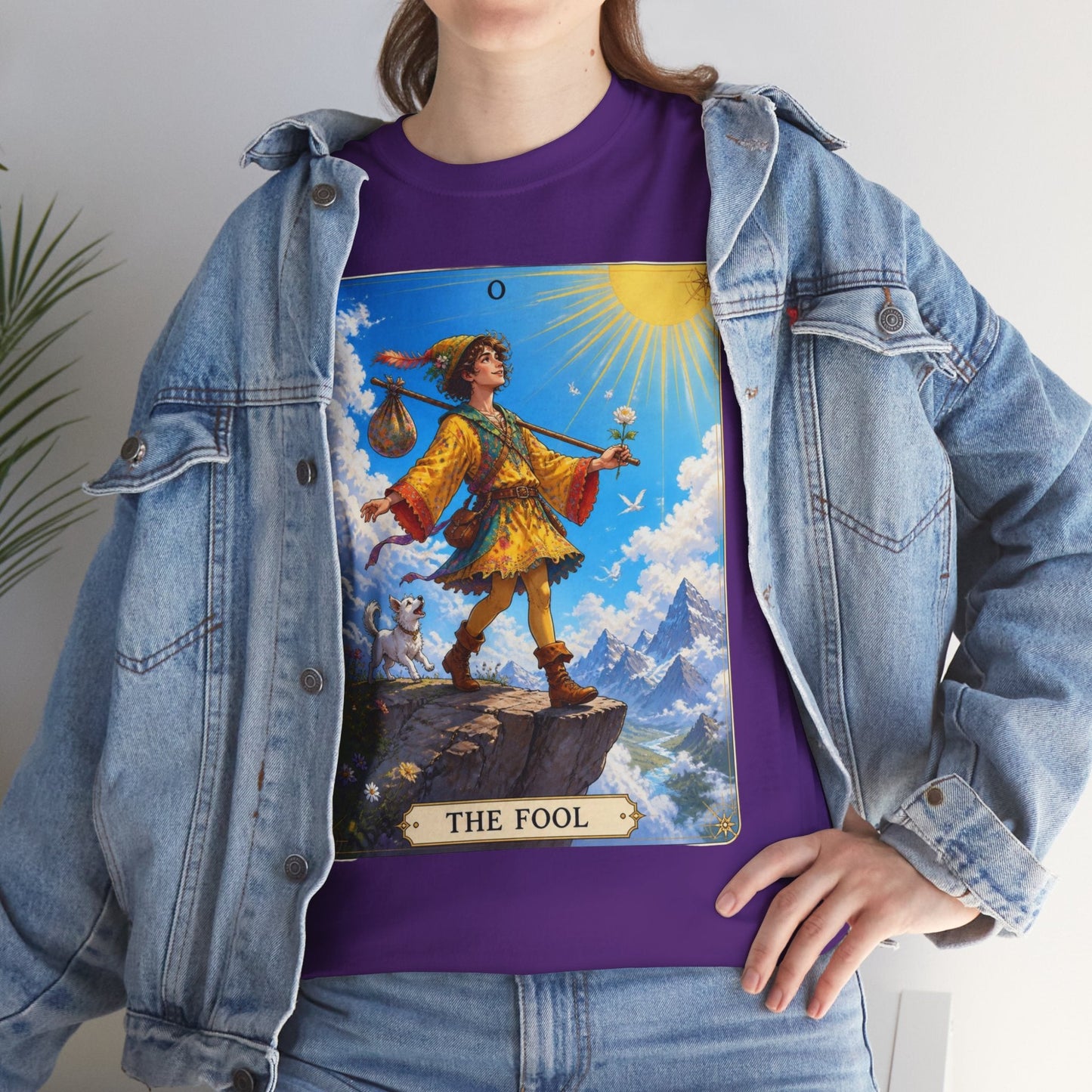 The Fool Tarot Card T-Shirt — Vibrant Mystical Tarot Tee - T-Shirt - Printify