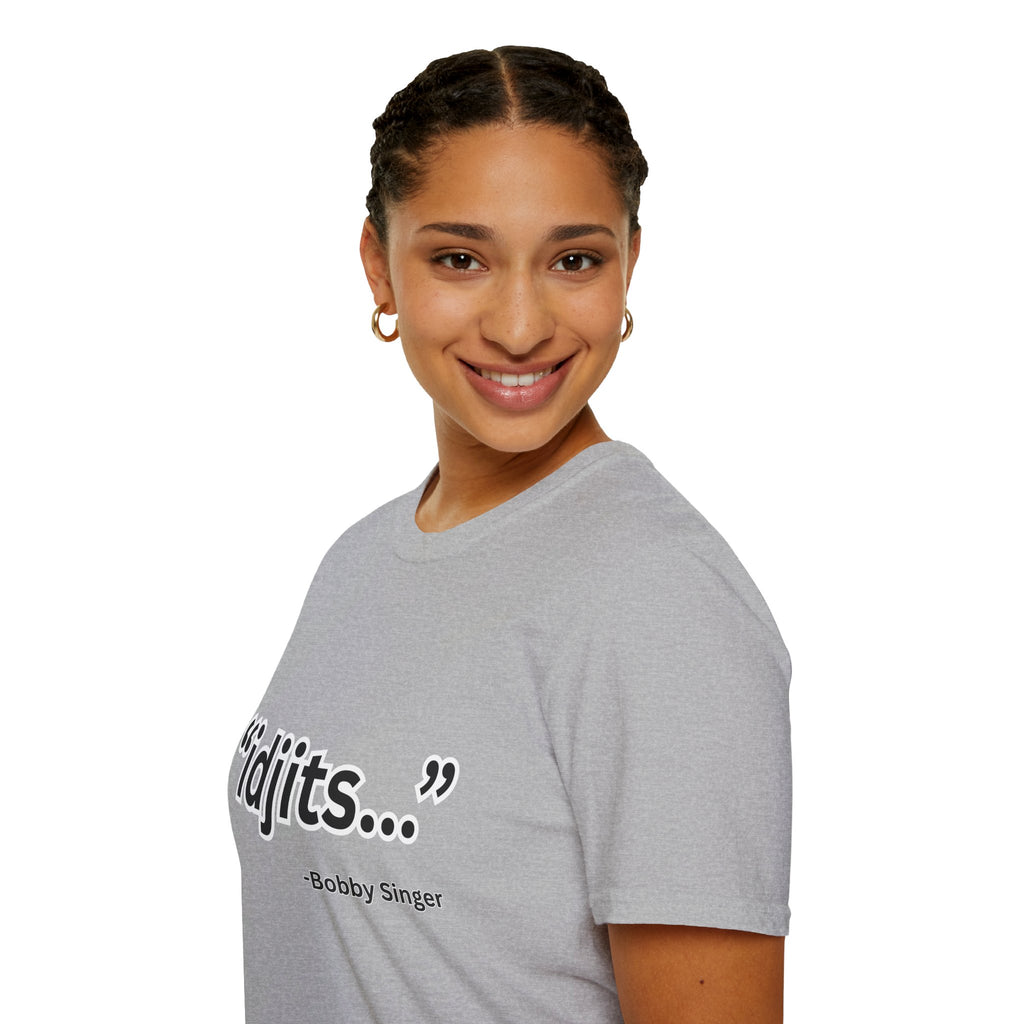 idjits quote T-Shirt | Bobby Singer Supernatural TV Show Tee