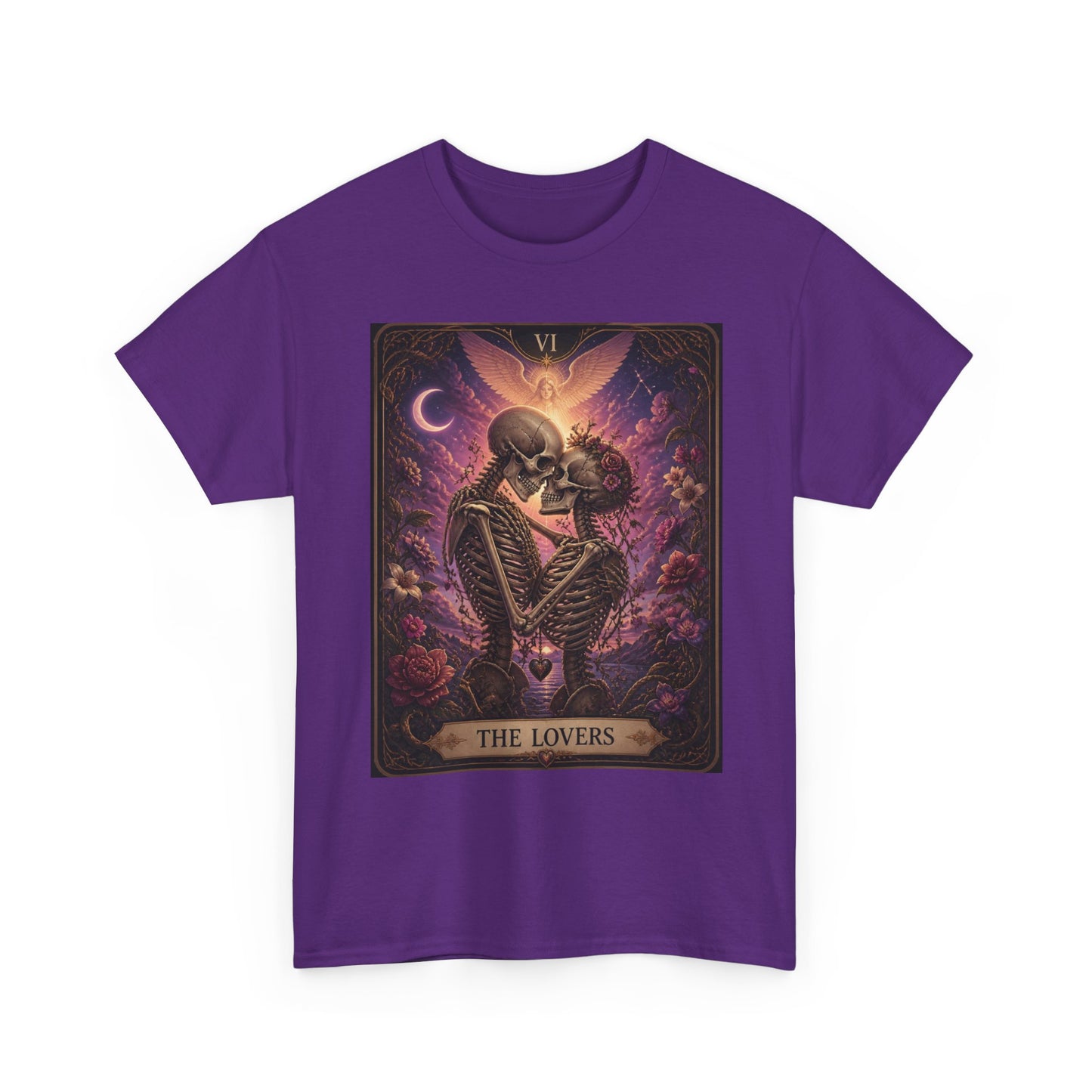 Tarot 'The Lovers' Skeleton Kiss Tee