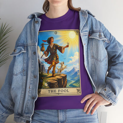 The Fool Tarot Card T‑Shirt — Vintage Major Arcana Graphic Tee