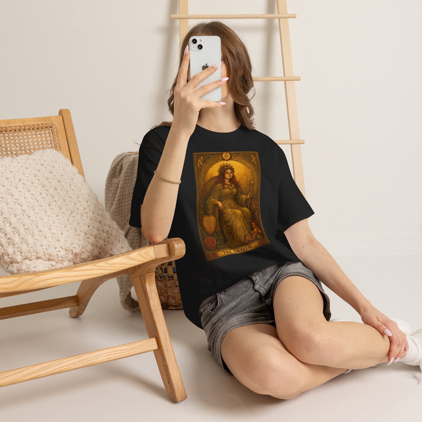 The Empress Tarot Card T-Shirt — Vintage Occult Astrology Graphic Tee