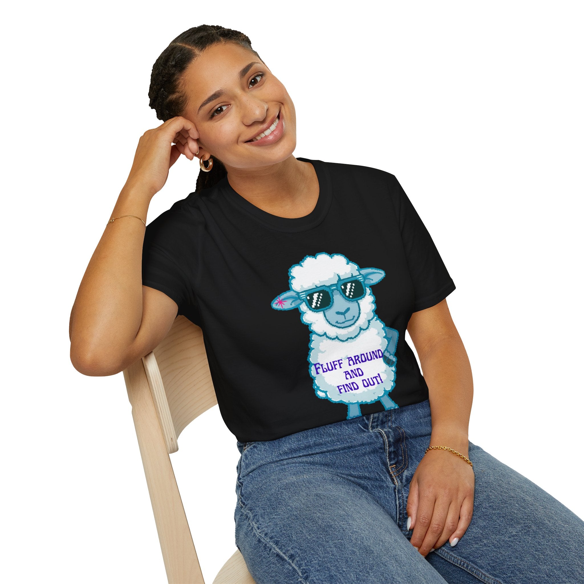 Sassy Sheep T-Shirt — Fluff Around and Find Out Graphic Tee