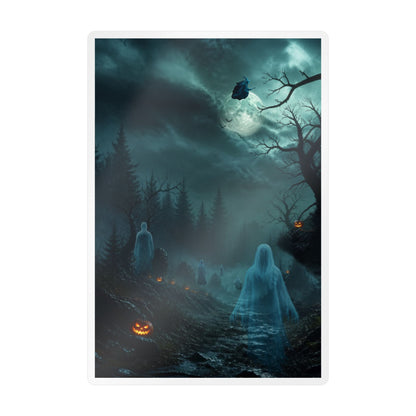 Haunted Night Kiss-Cut Vinyl Decal
