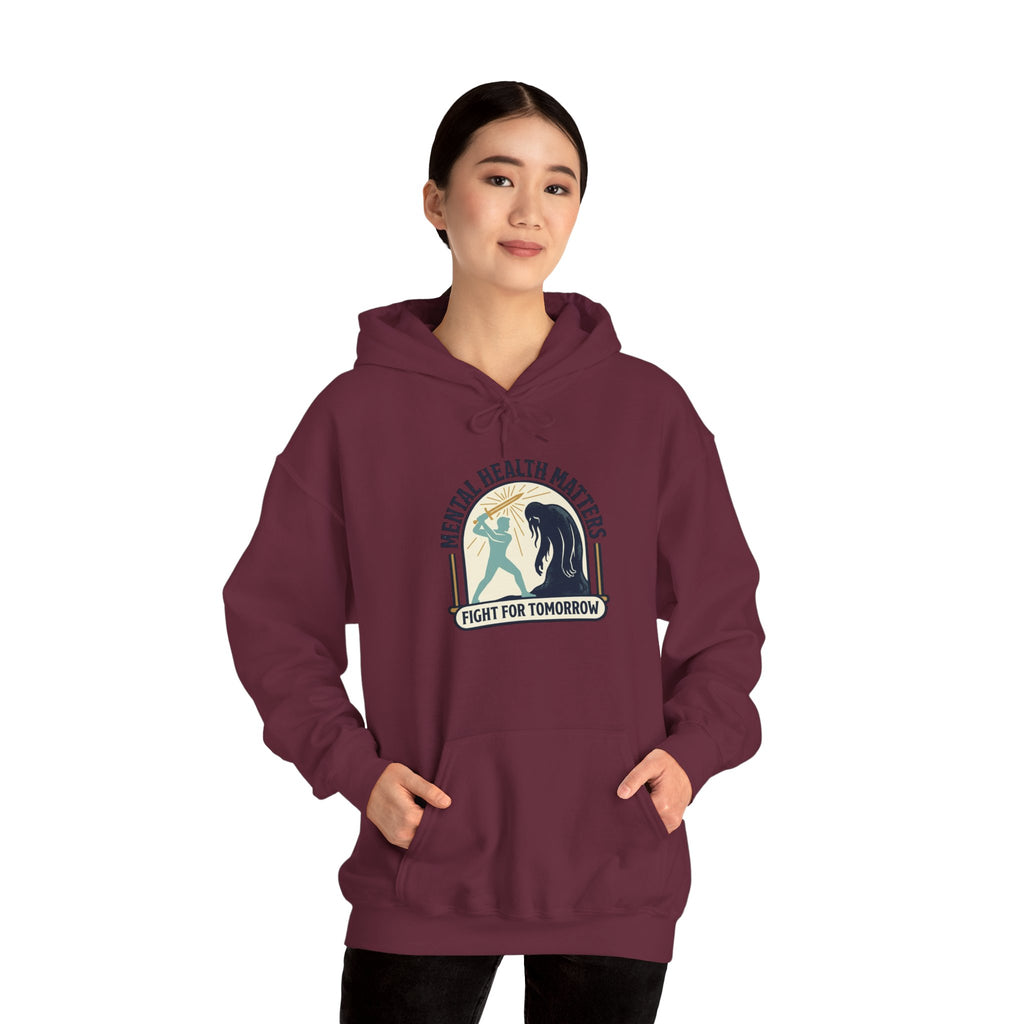 Mental Health Matters Hoodie | Wear Green, Awareness Ribbon, Self-Care