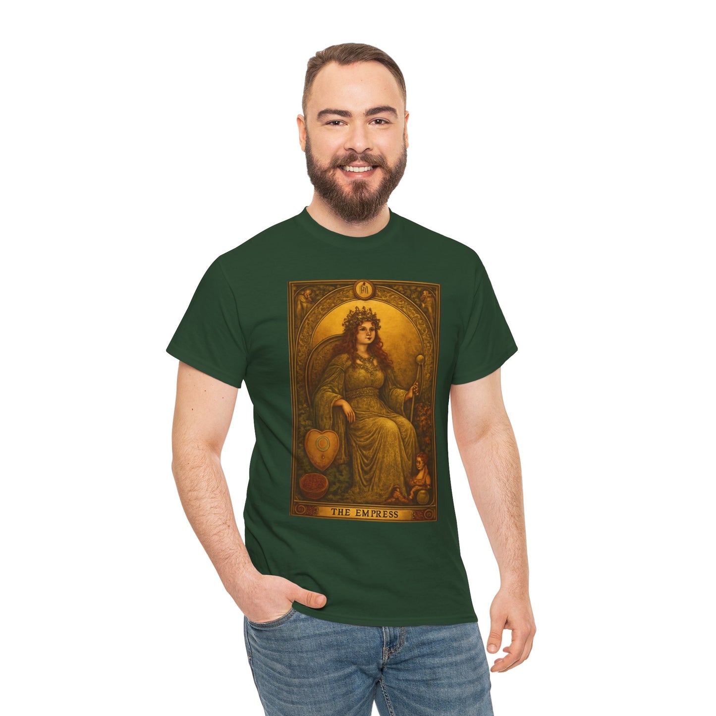 The Empress Tarot Card T-Shirt — Vintage Occult Astrology Graphic Tee