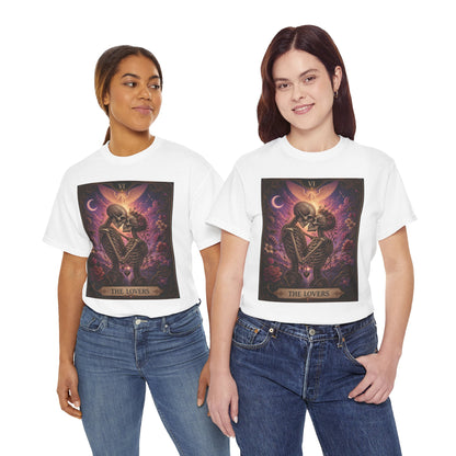 Tarot 'The Lovers' Skeleton Kiss Tee