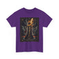 Tarot The Tower T-Shirt — Gothic Lightning Tarot Card Tee