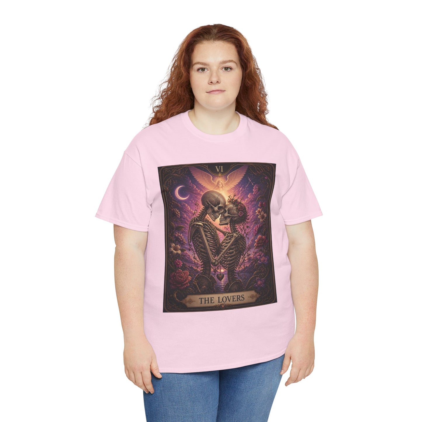 Tarot 'The Lovers' Skeleton Kiss Tee