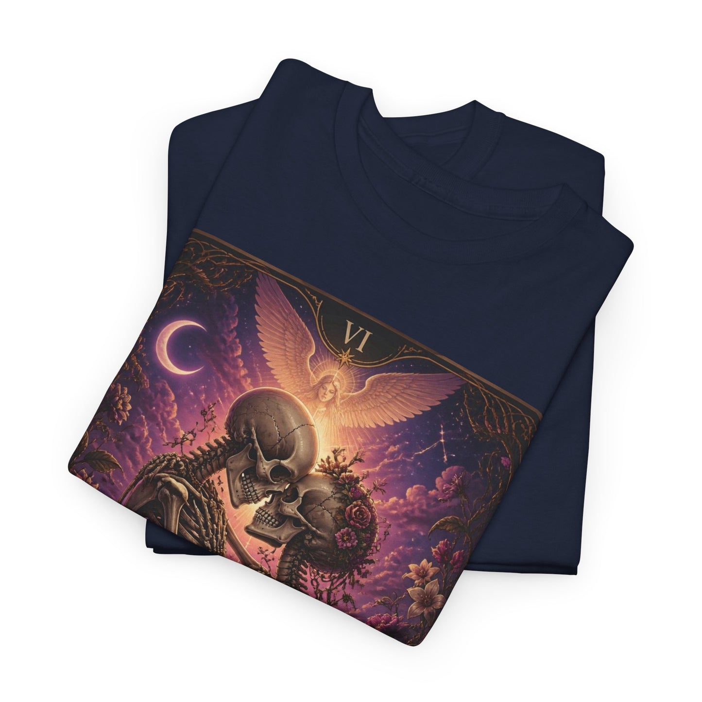 Tarot 'The Lovers' Skeleton Kiss Tee