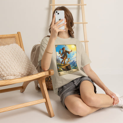 The Fool Tarot Card T‑Shirt — Vintage Major Arcana Graphic Tee