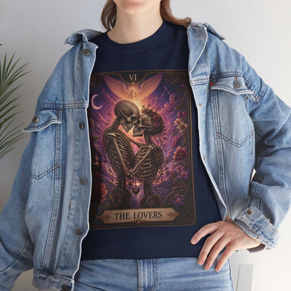 Tarot 'The Lovers' Skeleton Kiss Tee