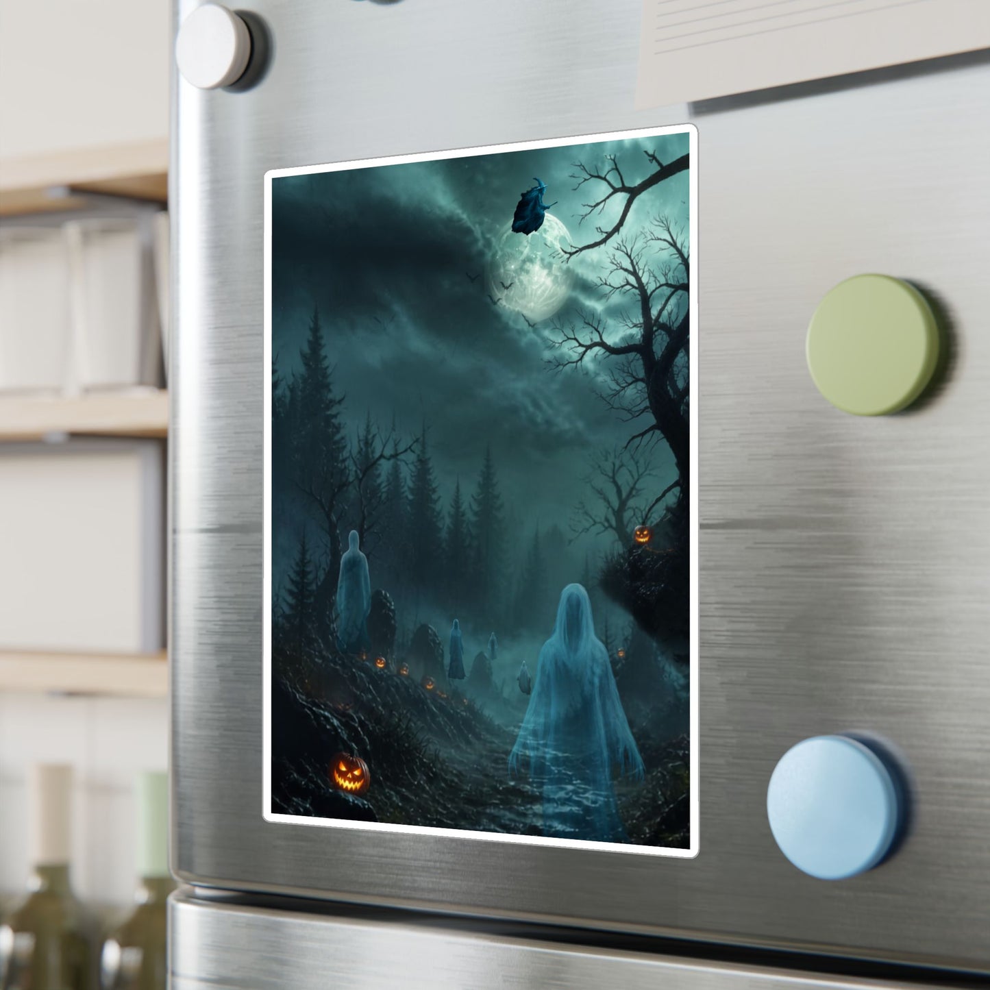 Haunted Night Kiss-Cut Vinyl Decal