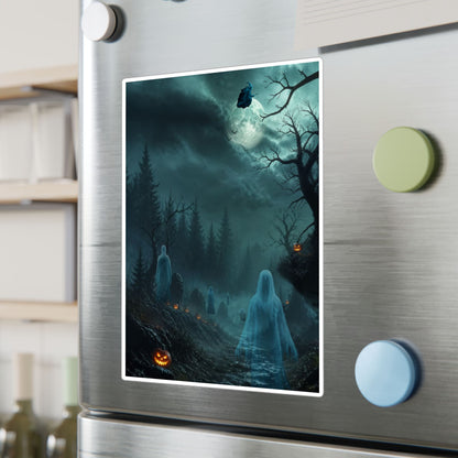Haunted Night Kiss-Cut Vinyl Decal