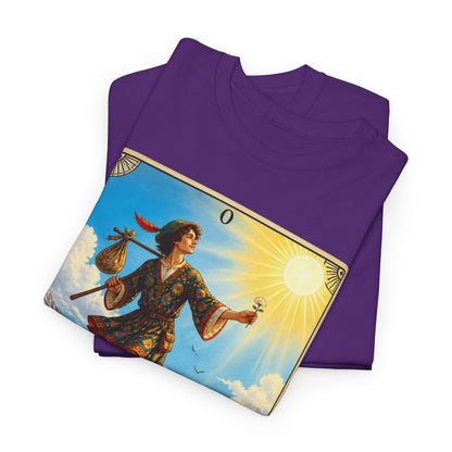 The Fool Tarot Card T‑Shirt — Vintage Major Arcana Graphic Tee