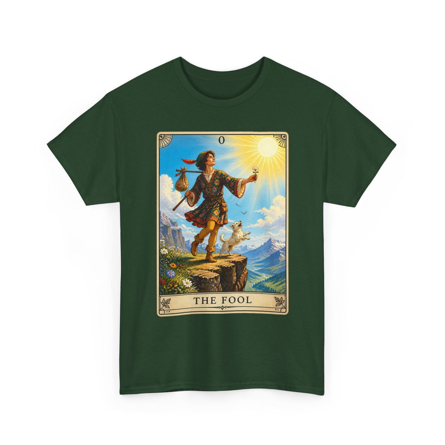 The Fool Tarot Card T‑Shirt — Vintage Major Arcana Graphic Tee