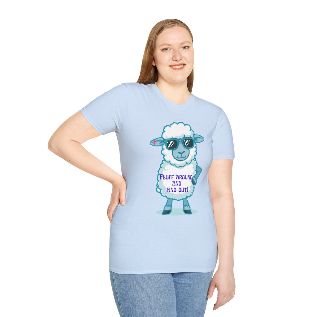 Sassy Sheep T-Shirt — Fluff Around and Find Out Graphic Tee