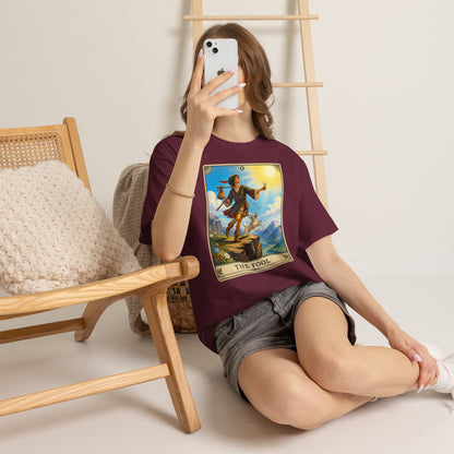 The Fool Tarot Card T‑Shirt — Vintage Major Arcana Graphic Tee