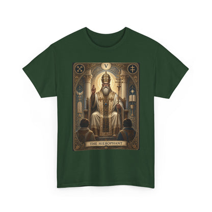 Tarot Hierophant T-Shirt — Spiritual Tarot Card Tee