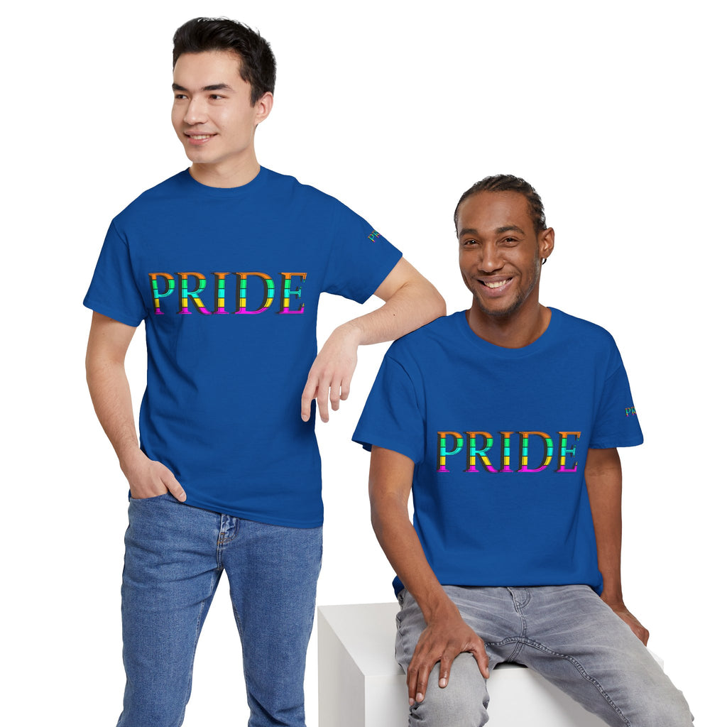 Pride Rainbow Text Tee | LGBTQ+ Pride Shirt