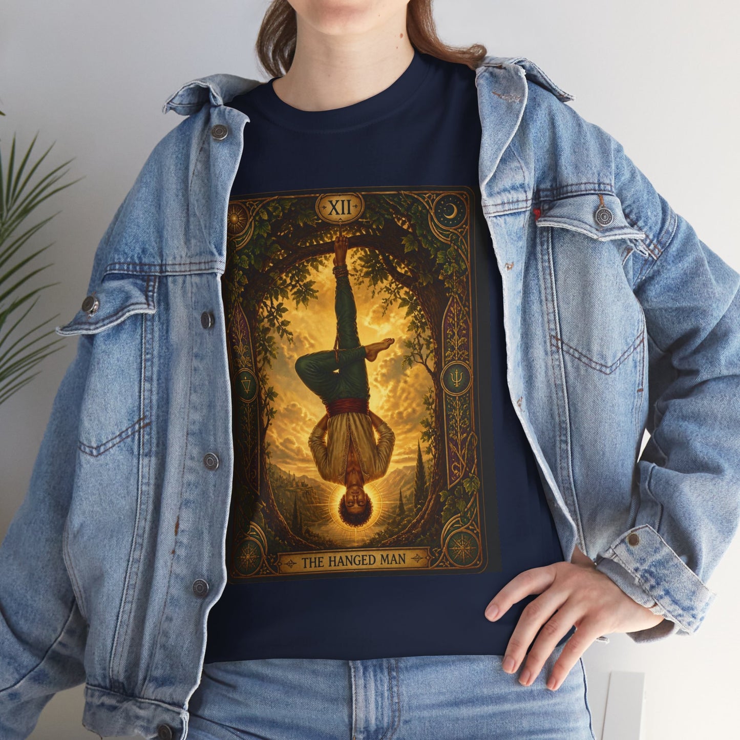 Tarot Hanged Man T-Shirt — Vintage Occult Tarot Card Graphic Tee