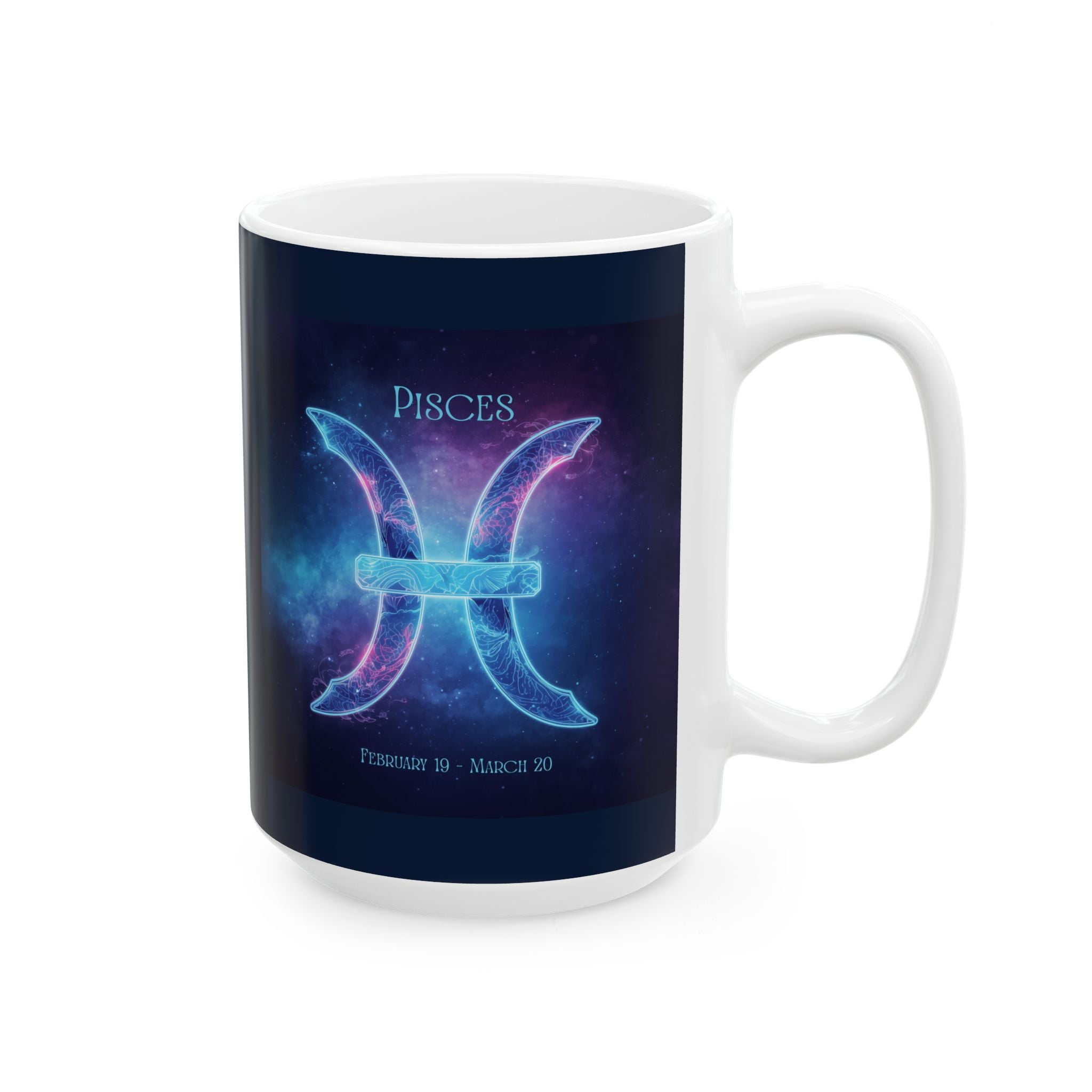 Pisces Zodiac Ceramic Mug — Pisces Zodiac 11oz/15oz