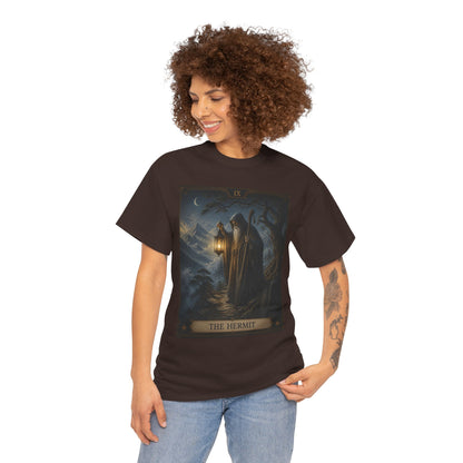 Tarot 'The Hermit' T-Shirt – Mystic Lantern Card Tee