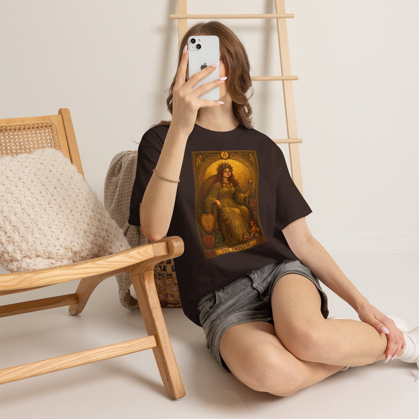 The Empress Tarot Card T-Shirt — Vintage Occult Astrology Graphic Tee