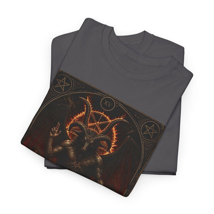 The Devil Tarot T‑Shirt — Occult Gothic Tarot Card Tee