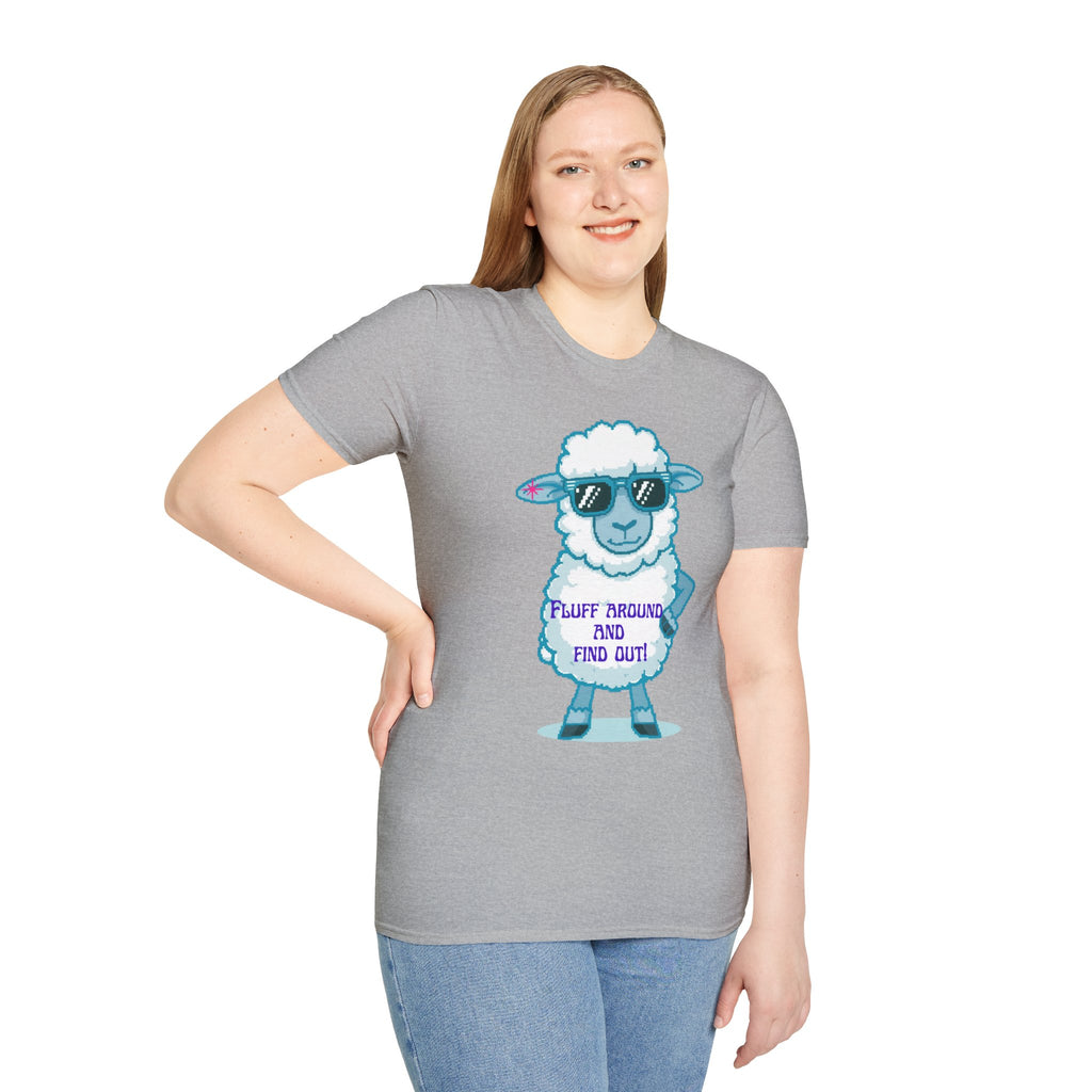 Sassy Sheep T-Shirt — Fluff Around and Find Out Graphic Tee