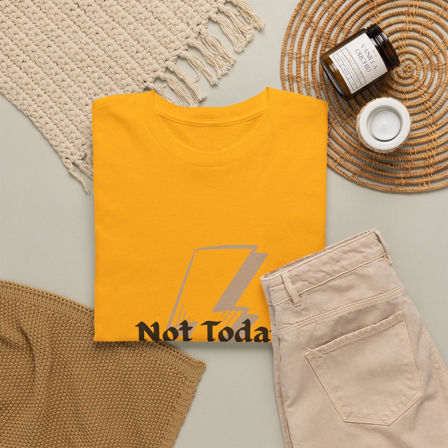 T-Shirt — "Not Today Muggle F***er" Lightning Bolt Graphic Tee