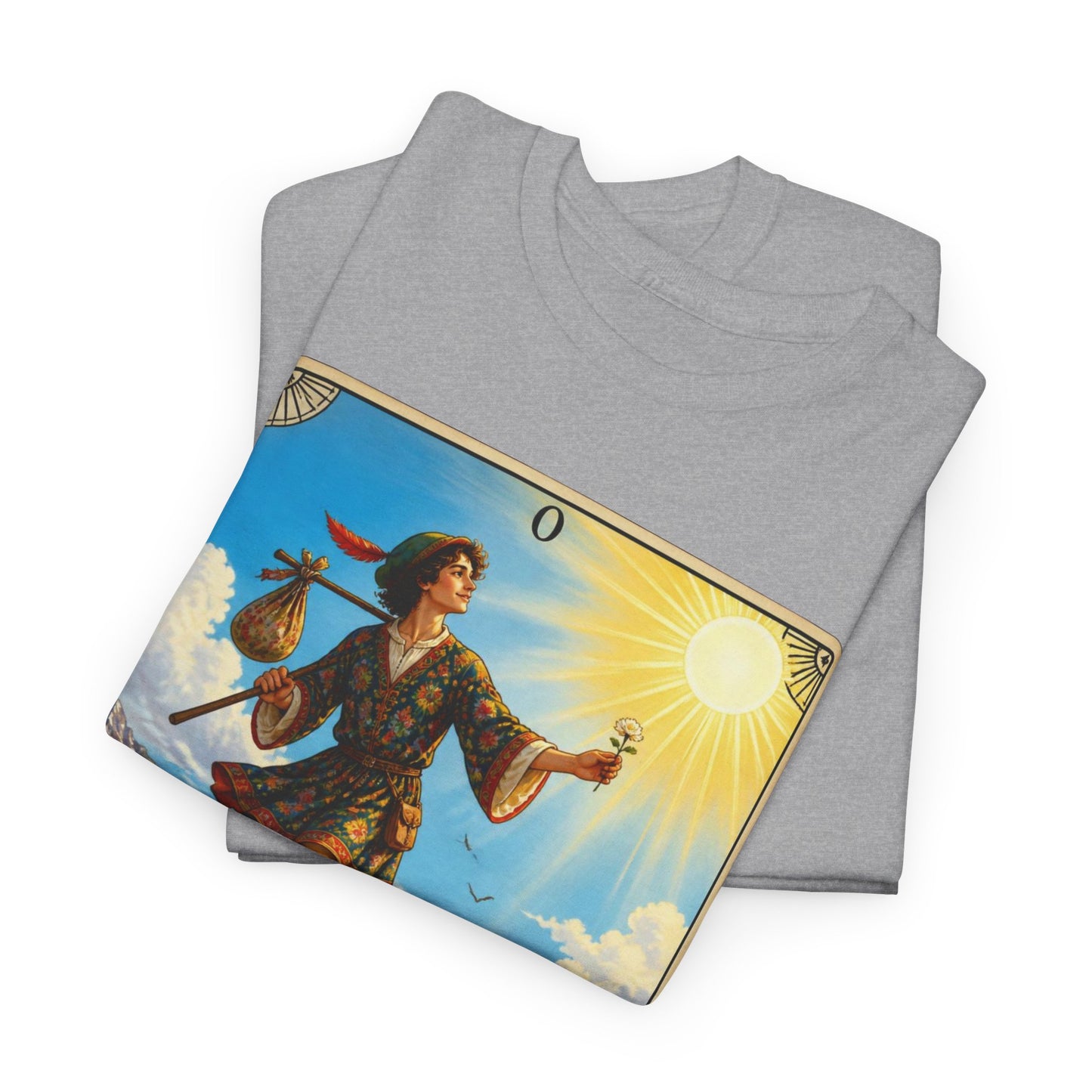 The Fool Tarot Card T‑Shirt — Vintage Major Arcana Graphic Tee