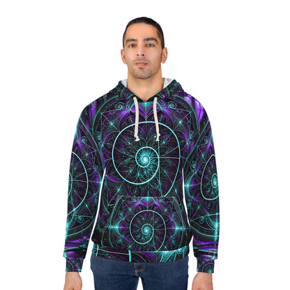 Mystic Spiral Hoodie — Psychedelic Sacred Geometry All-Over Print