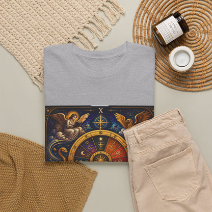 Wheel of Fortune Tarot T-Shirt — Mystical Astrology Card Tee