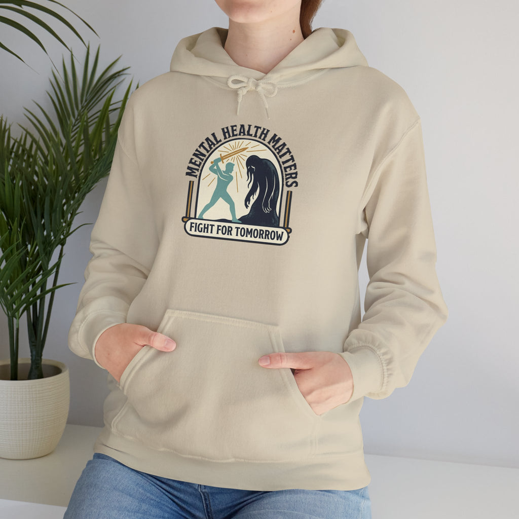 Mental Health Matters Hoodie | Wear Green, Awareness Ribbon, Self-Care