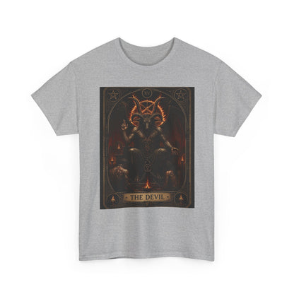 The Devil Tarot T‑Shirt — Occult Gothic Tarot Card Tee