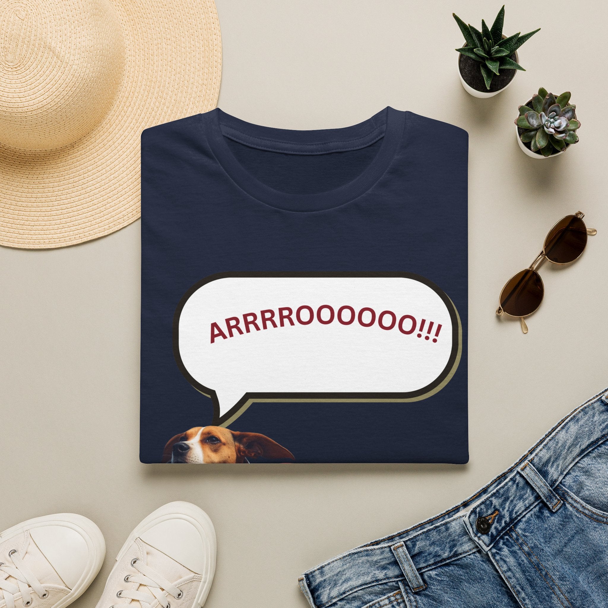 Beagle the Superdog 'ARRRROOOOO!!!' T‑Shirt