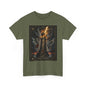 Tarot The Tower T-Shirt — Gothic Lightning Tarot Card Tee