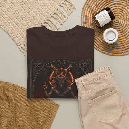 The Devil Tarot T‑Shirt — Occult Gothic Tarot Card Tee