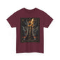 Tarot The Tower T-Shirt — Gothic Lightning Tarot Card Tee