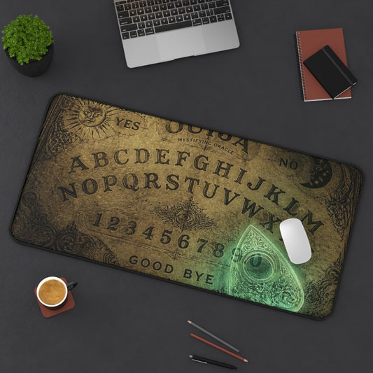 Ouija Board Desk Mat – Vintage Spirit Board Mouse Pad