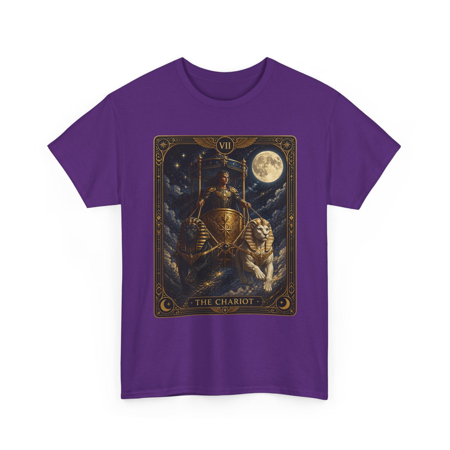 The Chariot Tarot T-Shirt — Vintage Occult Illustration Tee