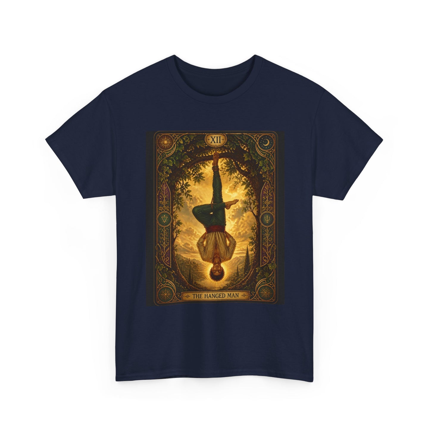 Tarot Hanged Man T-Shirt — Vintage Occult Tarot Card Graphic Tee