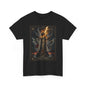 Tarot The Tower T-Shirt — Gothic Lightning Tarot Card Tee