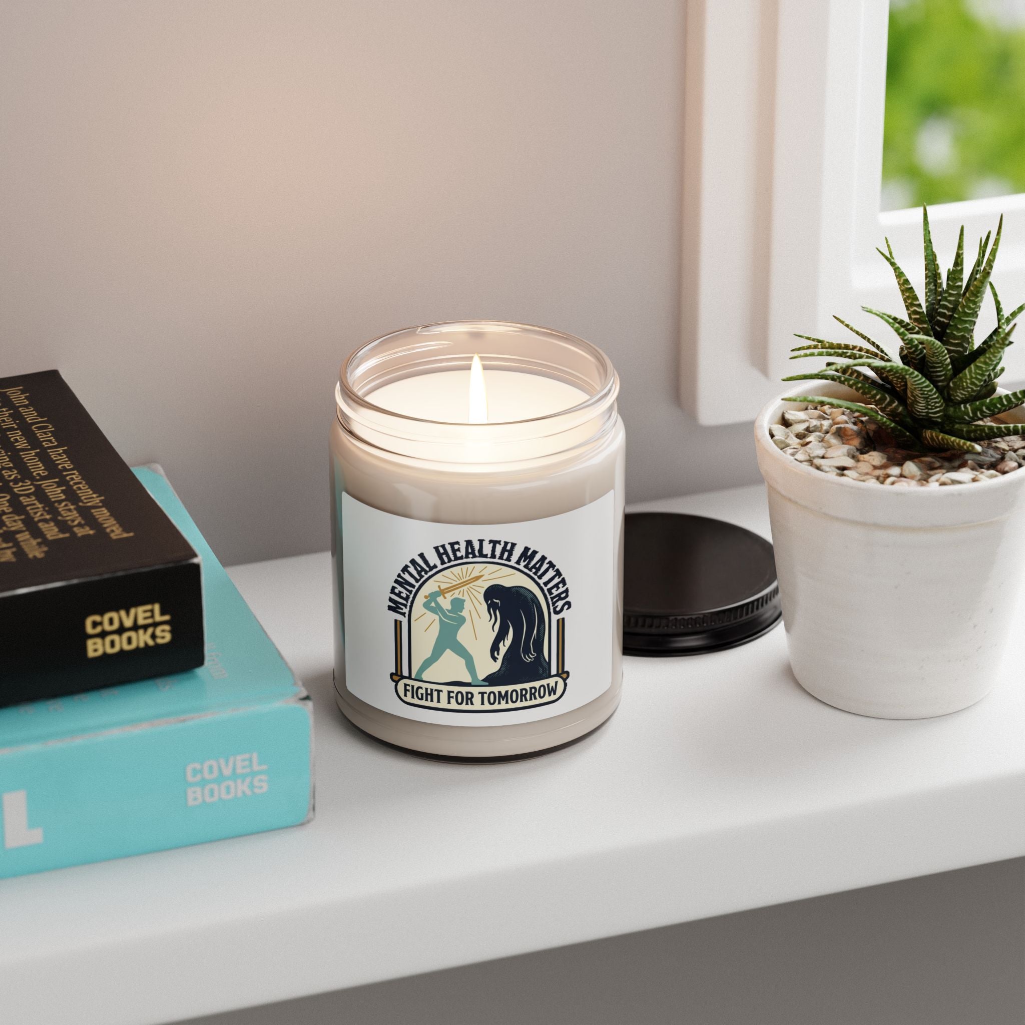 Mental Health Matters Soy Candle | Wear Green, Self-Care Awareness