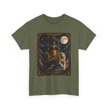 The Chariot Tarot T-Shirt — Vintage Occult Illustration Tee