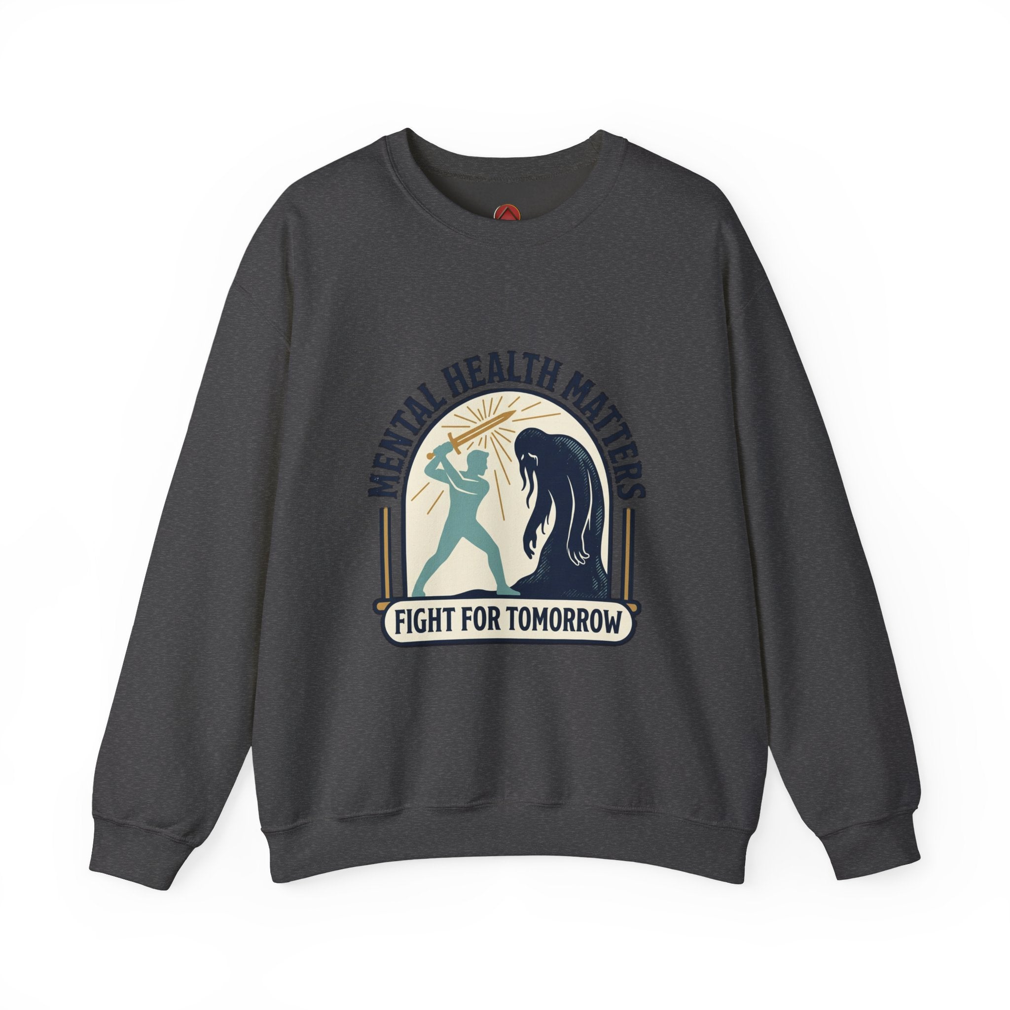 Mental Health Matters Crewneck Sweatshirt | wear green, awareness ribbon