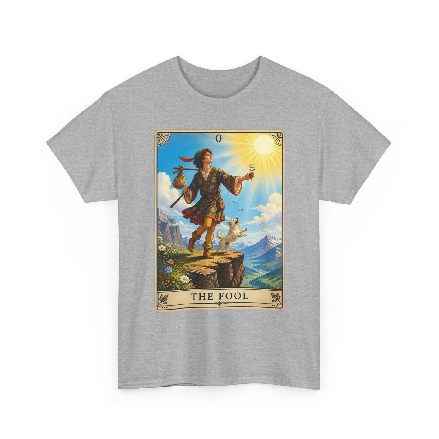 The Fool Tarot Card T‑Shirt — Vintage Major Arcana Graphic Tee