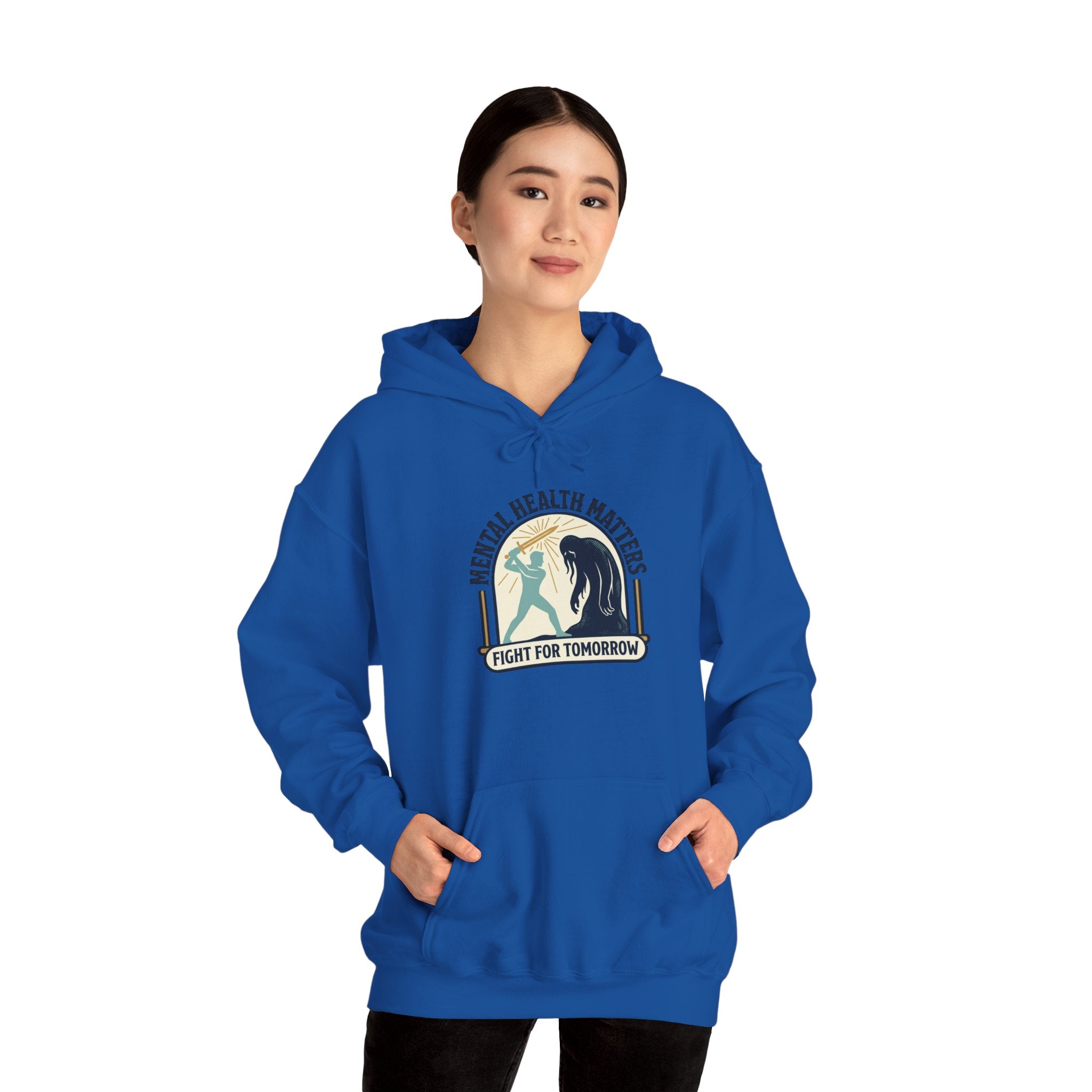 Mental Health Matters Hoodie | Wear Green, Awareness Ribbon, Self-Care