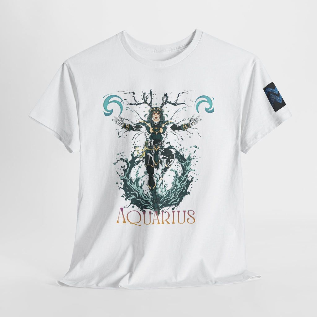 Aquarius Zodiac T‑Shirt — Aquarius Astrology Tee